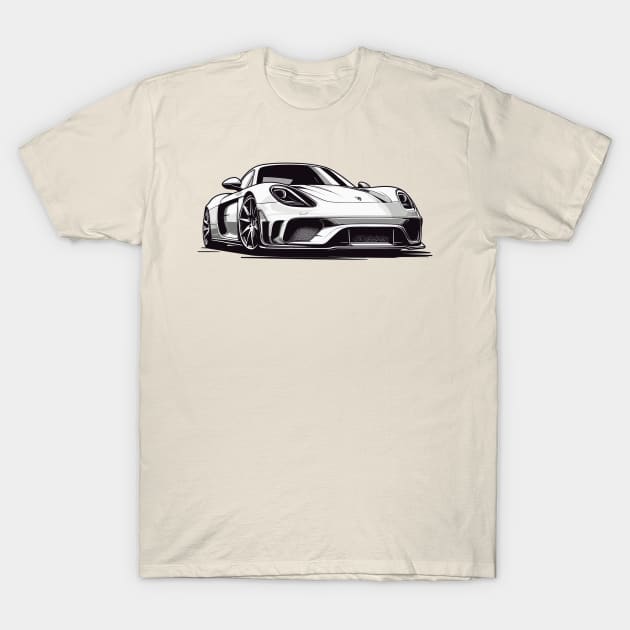 Porsche Carrera GT T-Shirt by Vehicles-Art